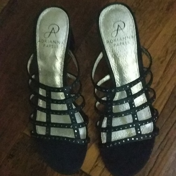 Adrianna Papell Navy Women's Apollo Sandals - Picture 2 of 3
